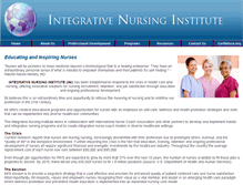 Tablet Screenshot of integrativenursinginstitute.org